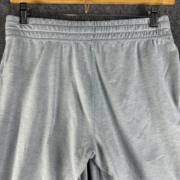 GAP Fit Pants Womens Small Brushed Tech Jersey Gray Stretch Pockets Tie Elastic - Picture 8 of 8